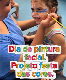 pintura facial - jardim do saber